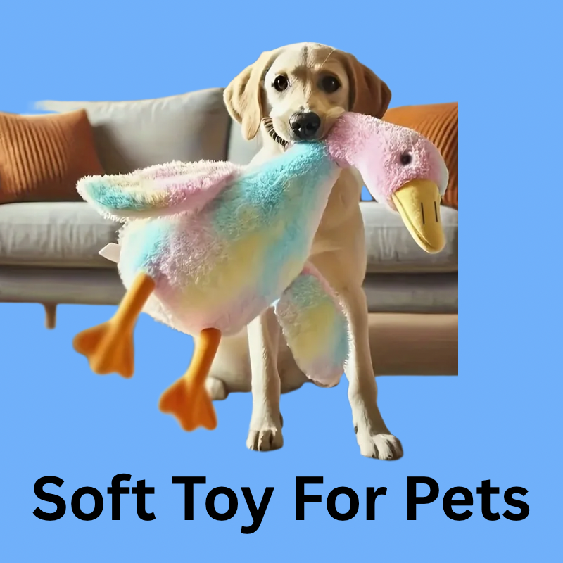 Soft Duck Plush Toy for Pets