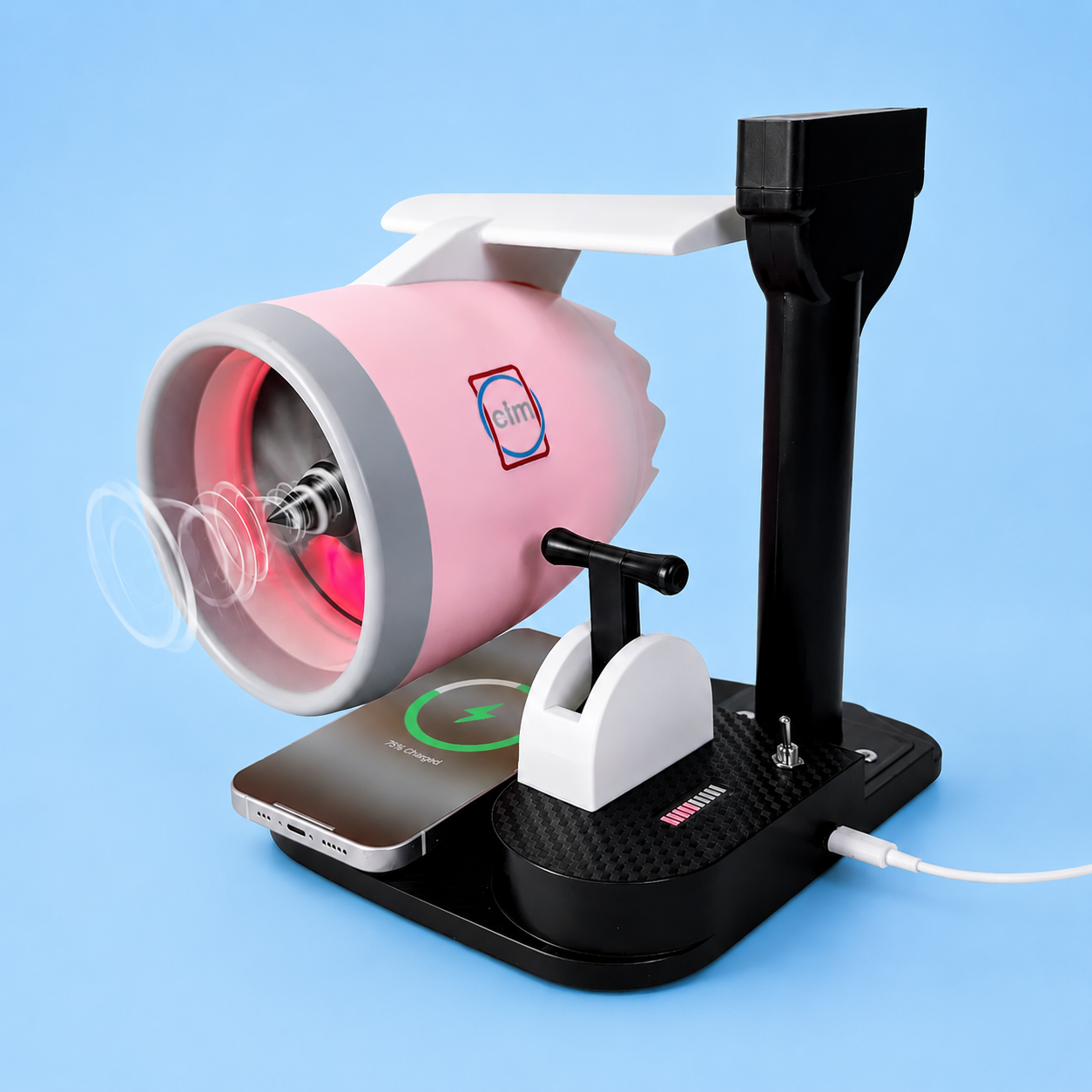 LuxAura -Wireless Charger & Humidifier