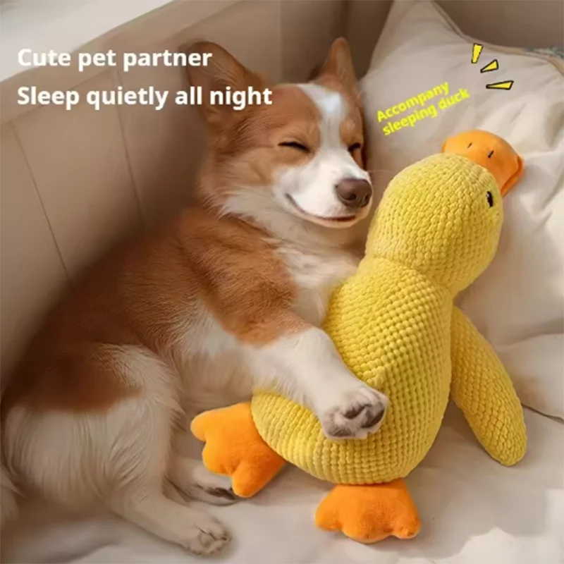 Dog Stomping Duck Toy – Bite-Resistant, Teeth Cleaning