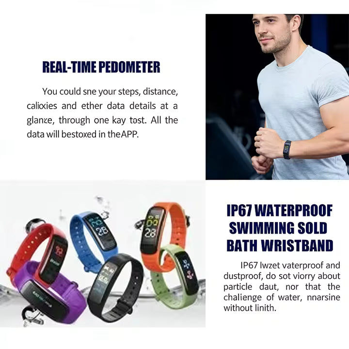 FitFlex Smart Fitness Tracker Watch (Unisex)